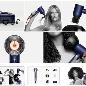 🛑🛑🛑🛑SOLD🛑🛑🛑🛑
Dyson Hair Dryer in Blue and Copper